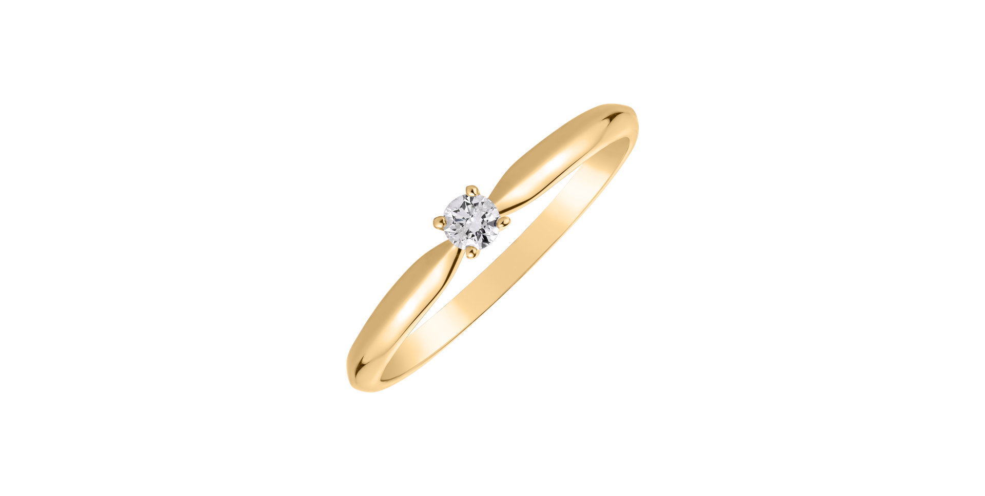 Prsten s diamantem One Love