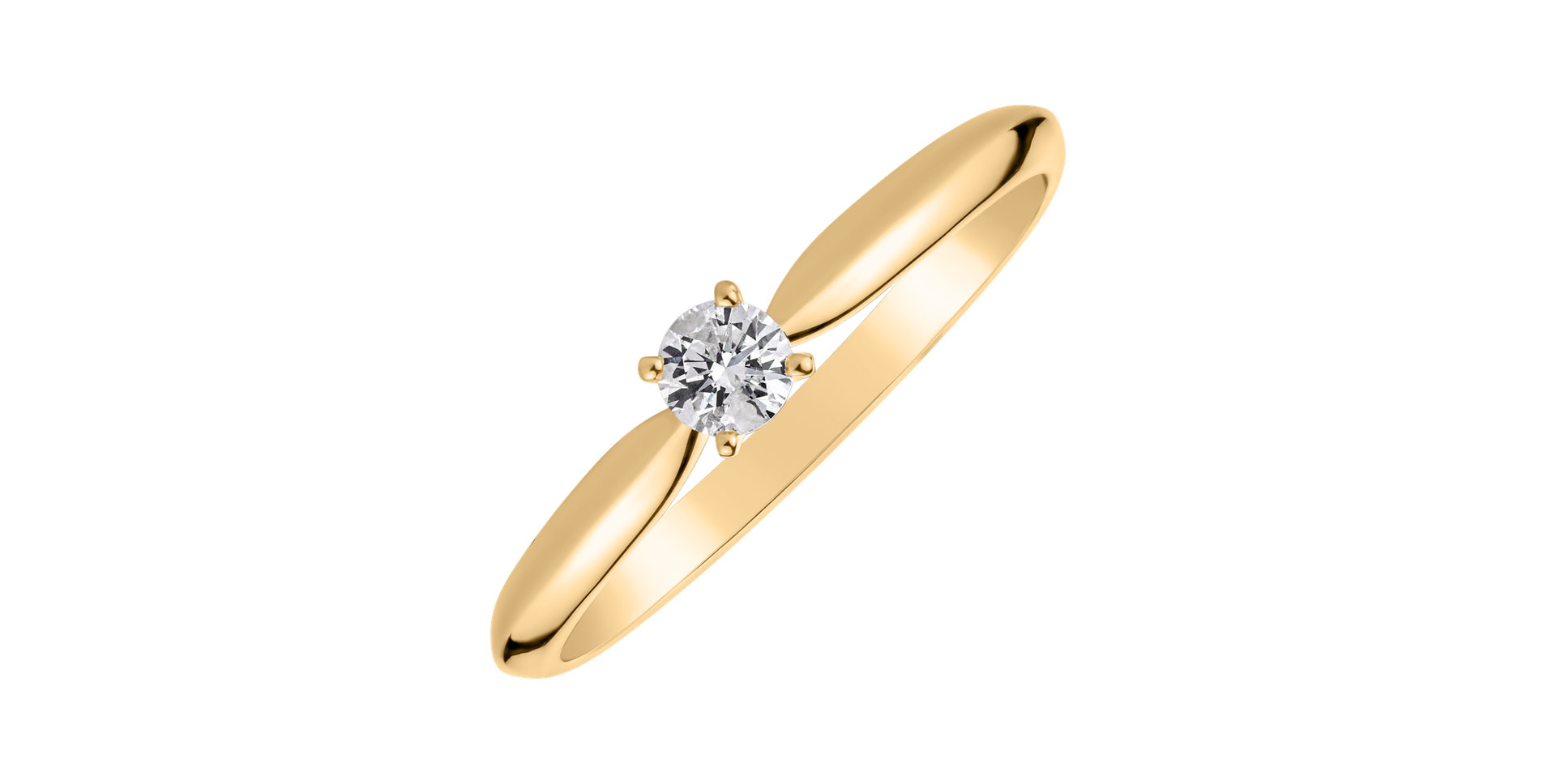 Prsten s diamantem One Love