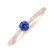Prsten s tanzanitem a diamanty Gem Simplicity2