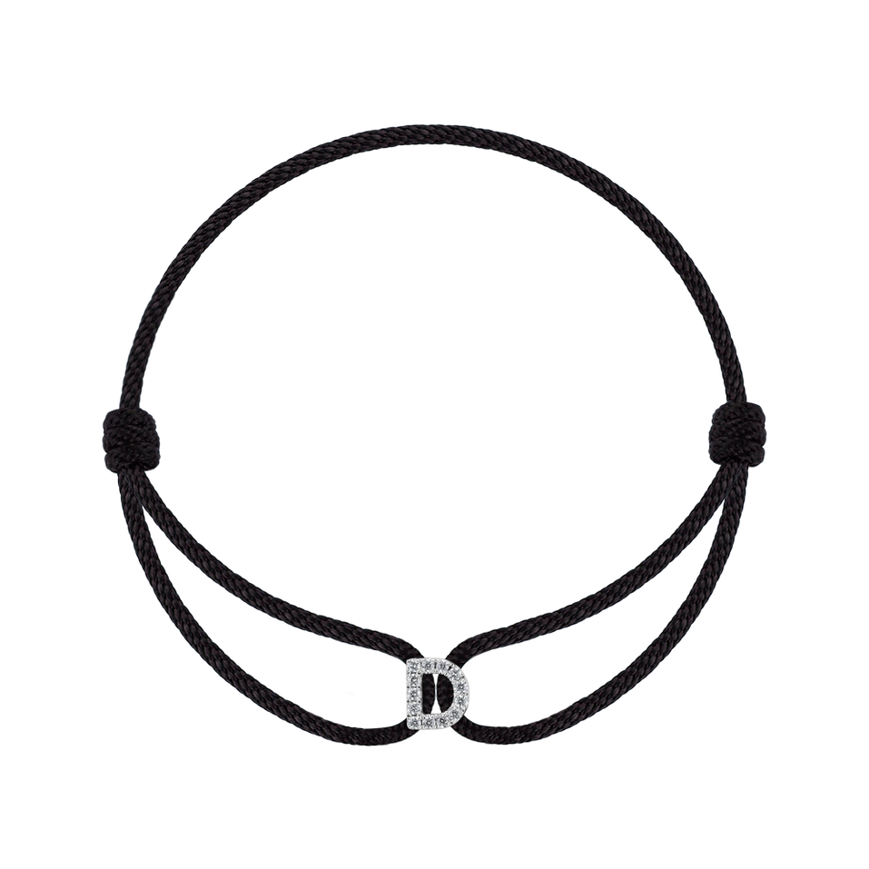 Náramek s diamanty Miracle Alphabet