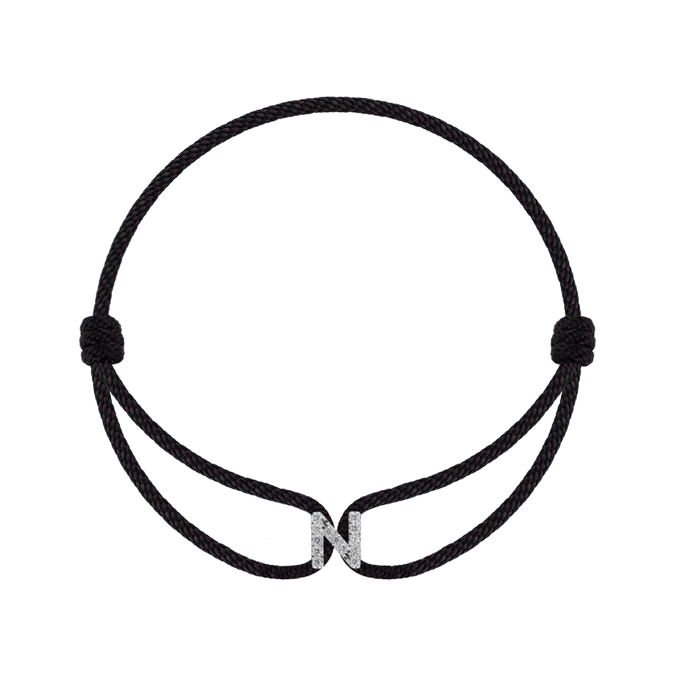 Náramek s diamanty Miracle Alphabet
