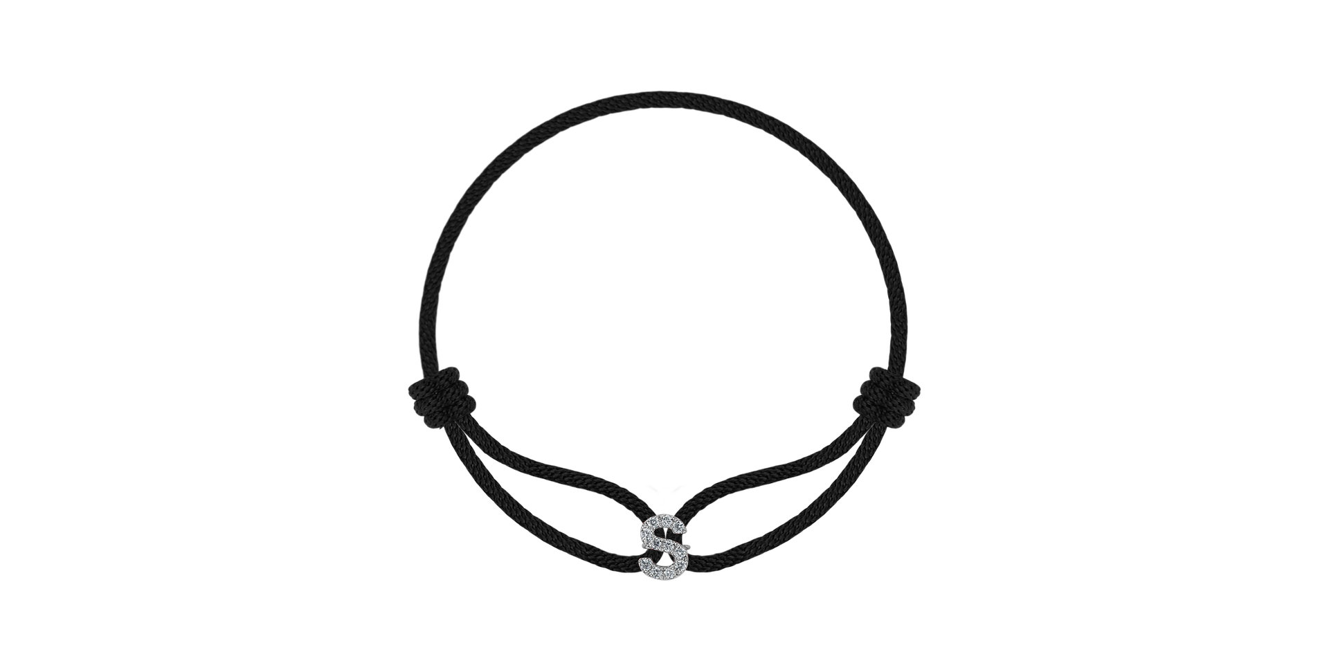 Náramek s diamanty Miracle Alphabet