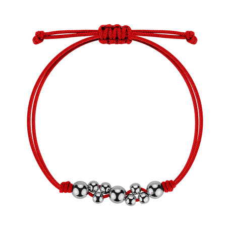 Náramek se šnůrkou Bubble Shamballa