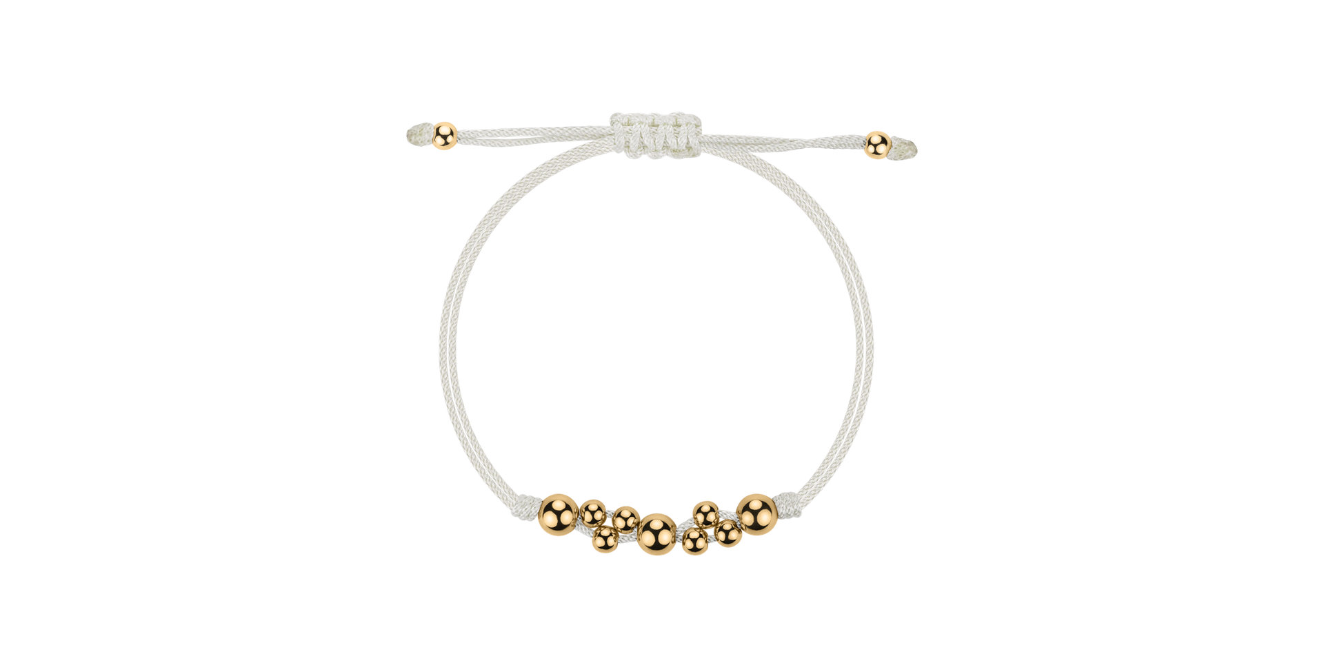 Dámský náramek se šňůrkou Bubble Shamballa