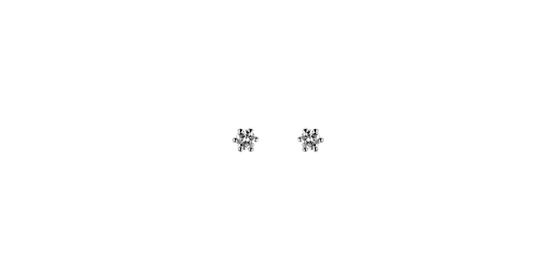 Náušnice s diamantem Essential Sparks briliantem