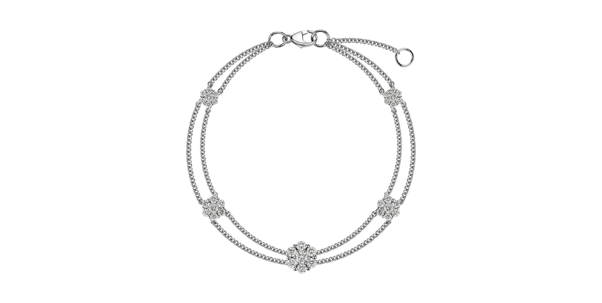 Náramek s diamanty Dazzling Beauty