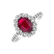 Prsten s rubínem a diamanty Princess Glamour2