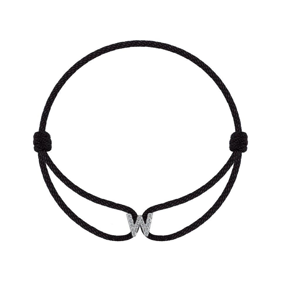 Náramek s diamanty Miracle Alphabet