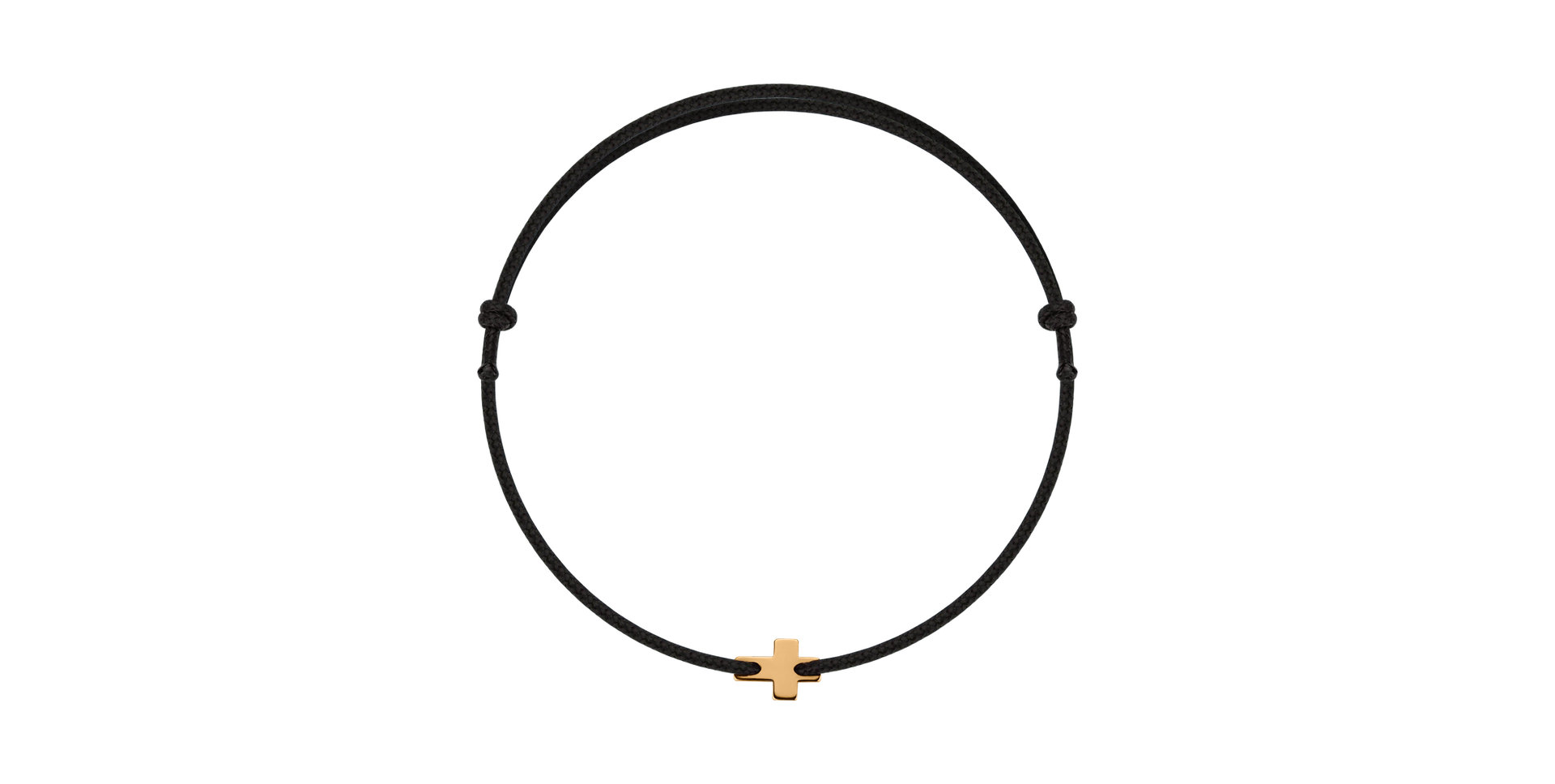 Náramek se šnůrkou The Cross