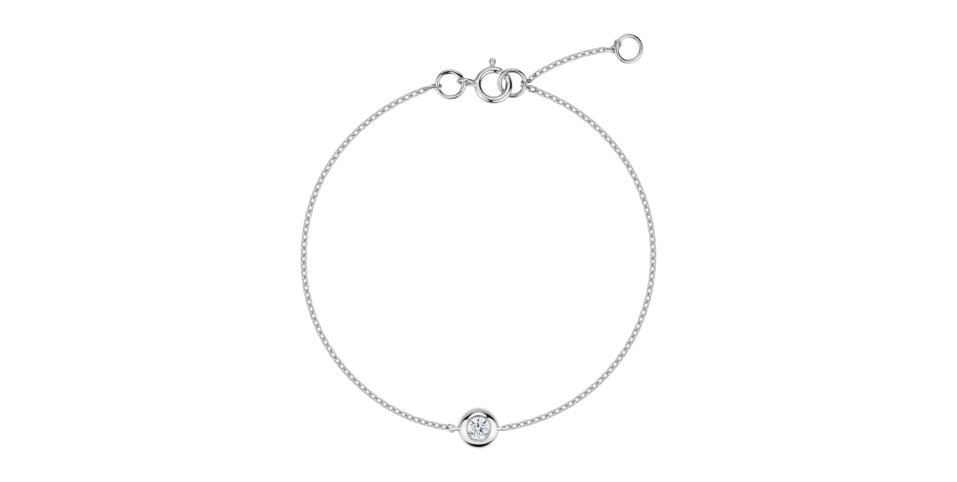 Náramek s diamantem Sparkling Dots