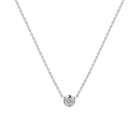 Náhrdelník s diamantem Sparkling Drop