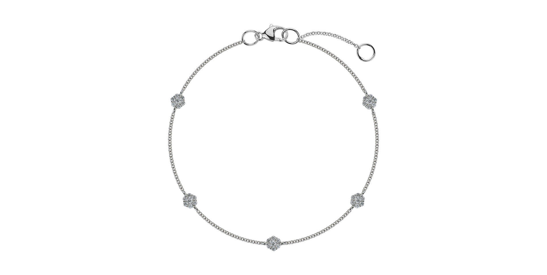 Náramek s diamanty Evening Sky