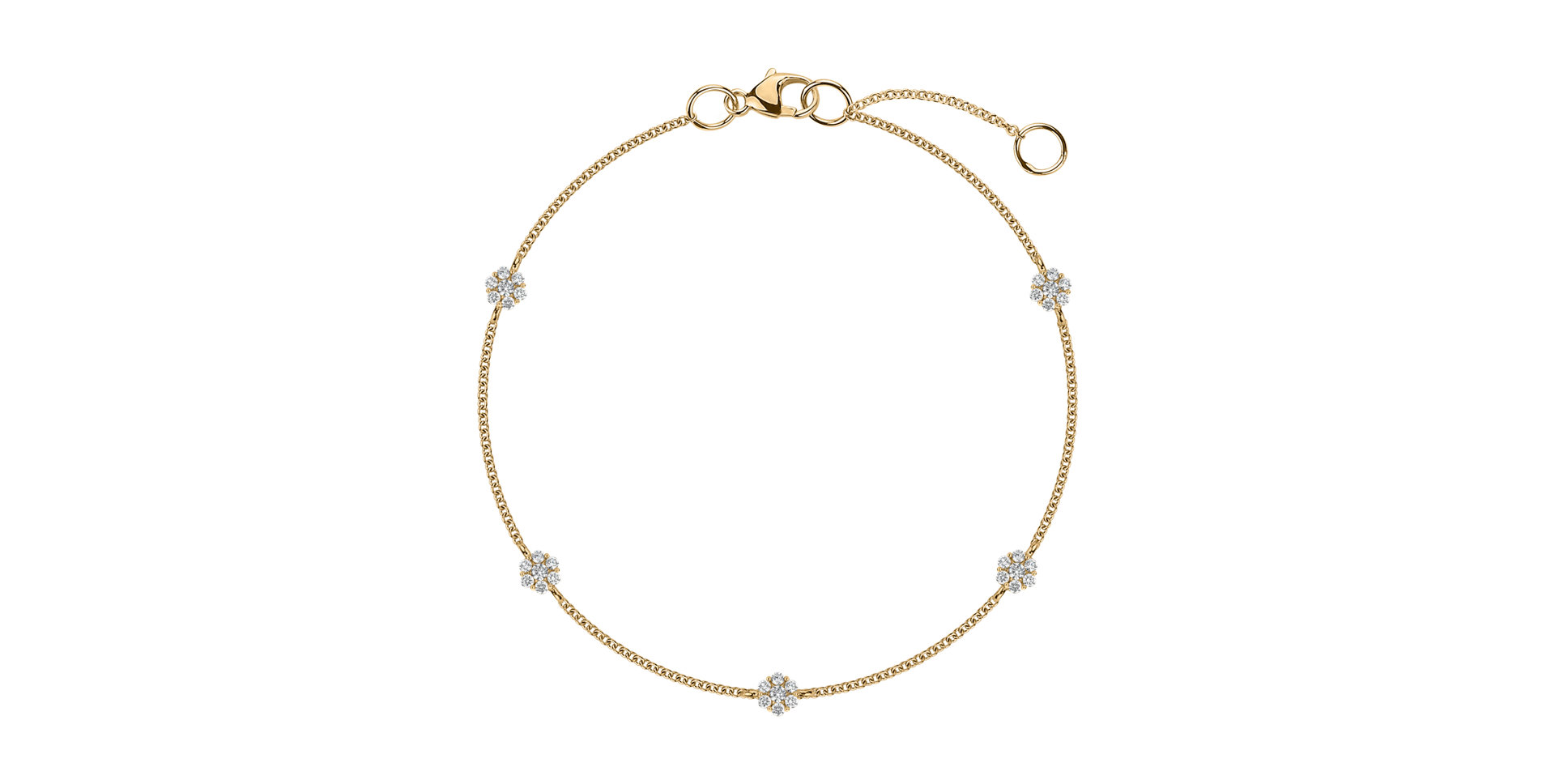 Náramek s diamanty Evening Sky