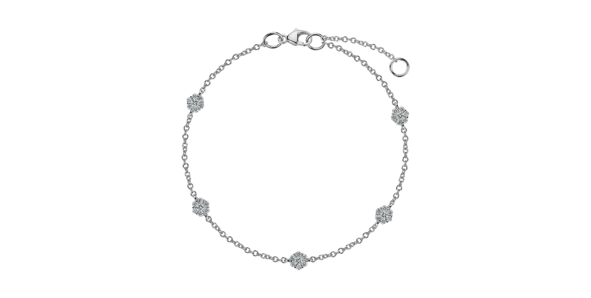 Náramek s diamanty Evening Sky