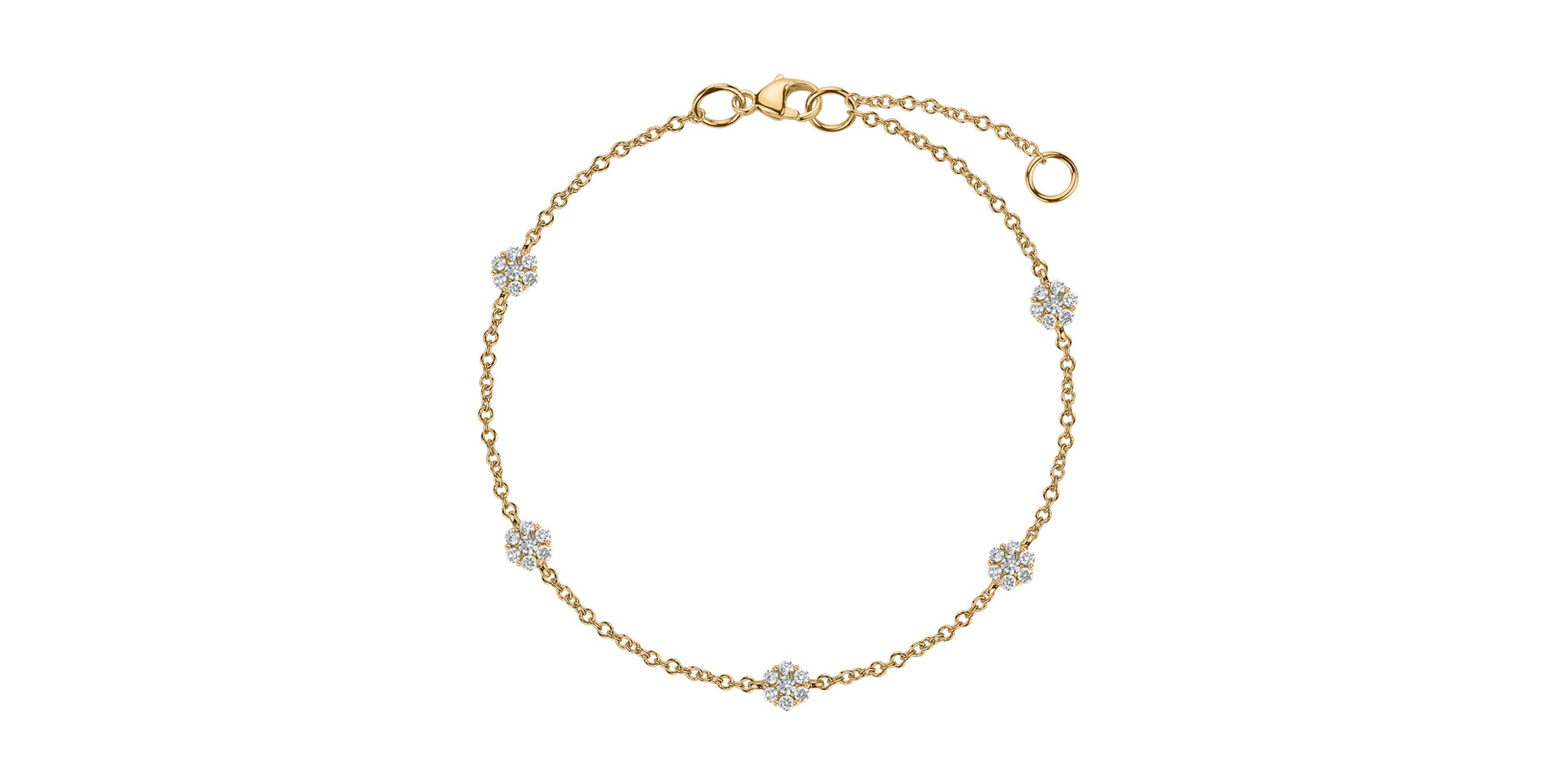 Náramek s diamanty Evening Sky