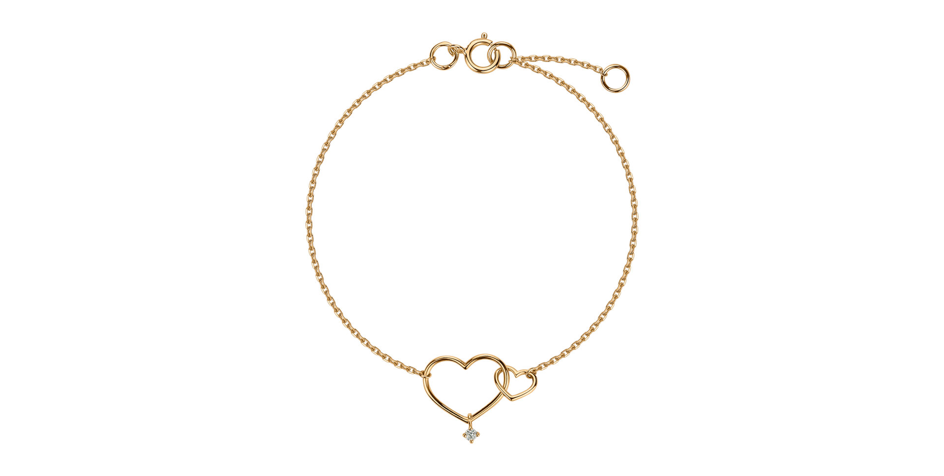 Náramek s diamantem Affection Love