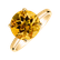 Prsten s citrínem Bonbon2