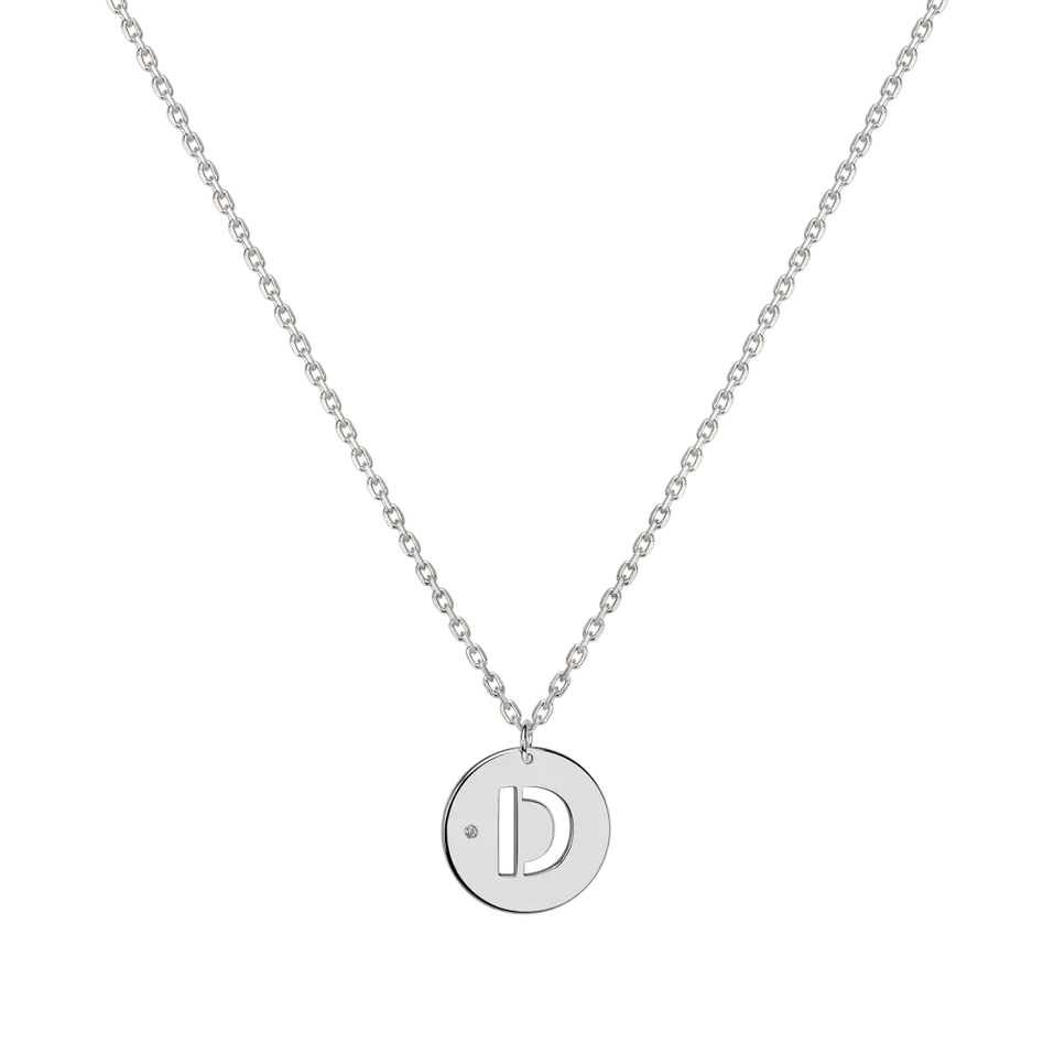 Náhrdelník s diamantem Cut Coins D