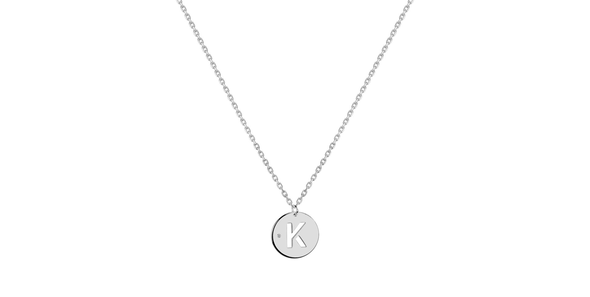 Náhrdelník s diamantem Cut Coins K