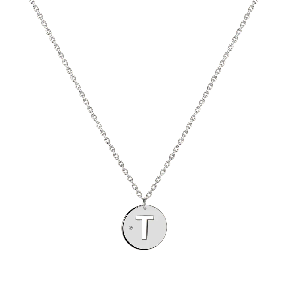 Náhrdelník s diamantem Cut Coins T