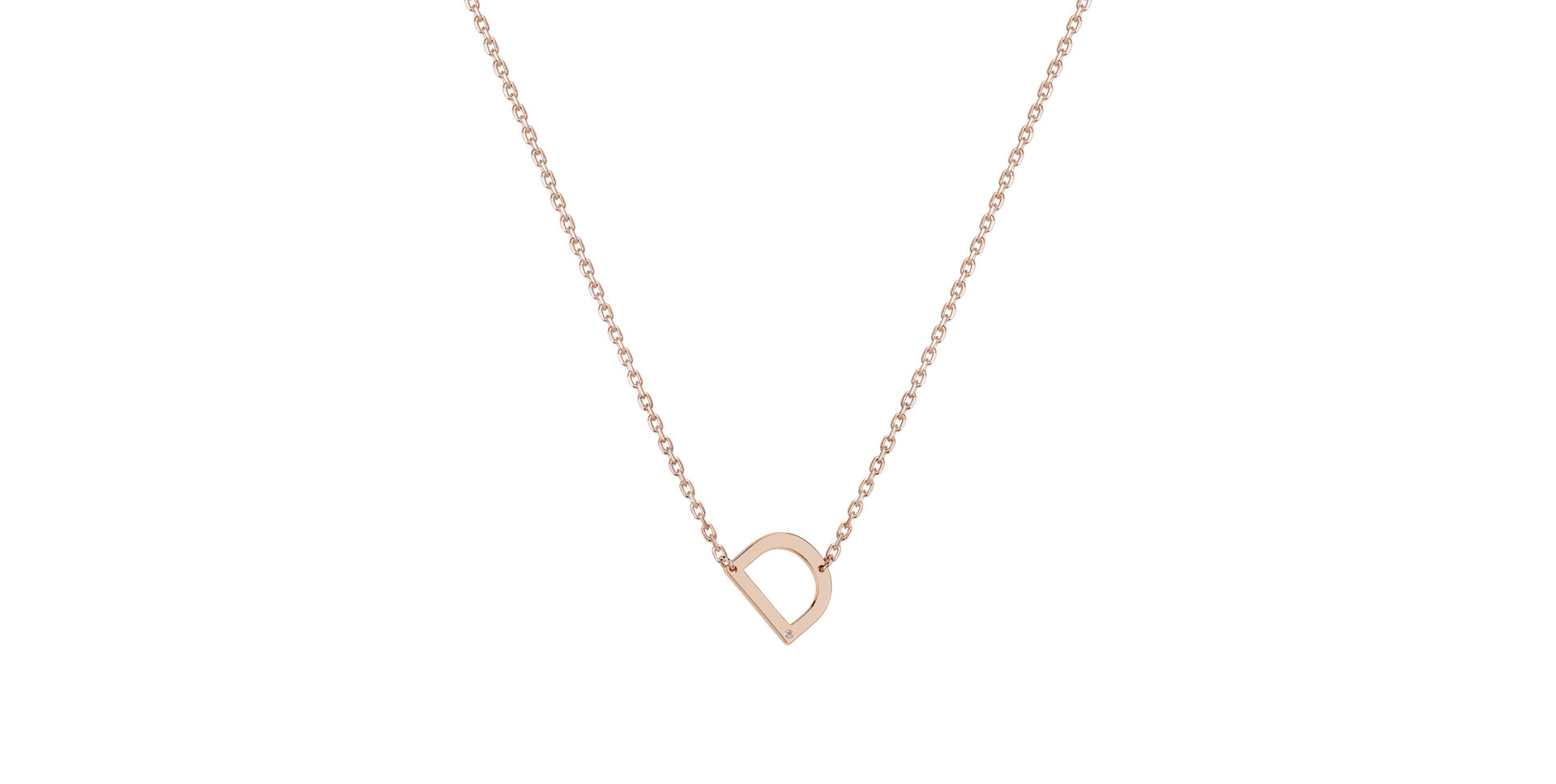 Náhrdelník s diamantem Big Laser Line D