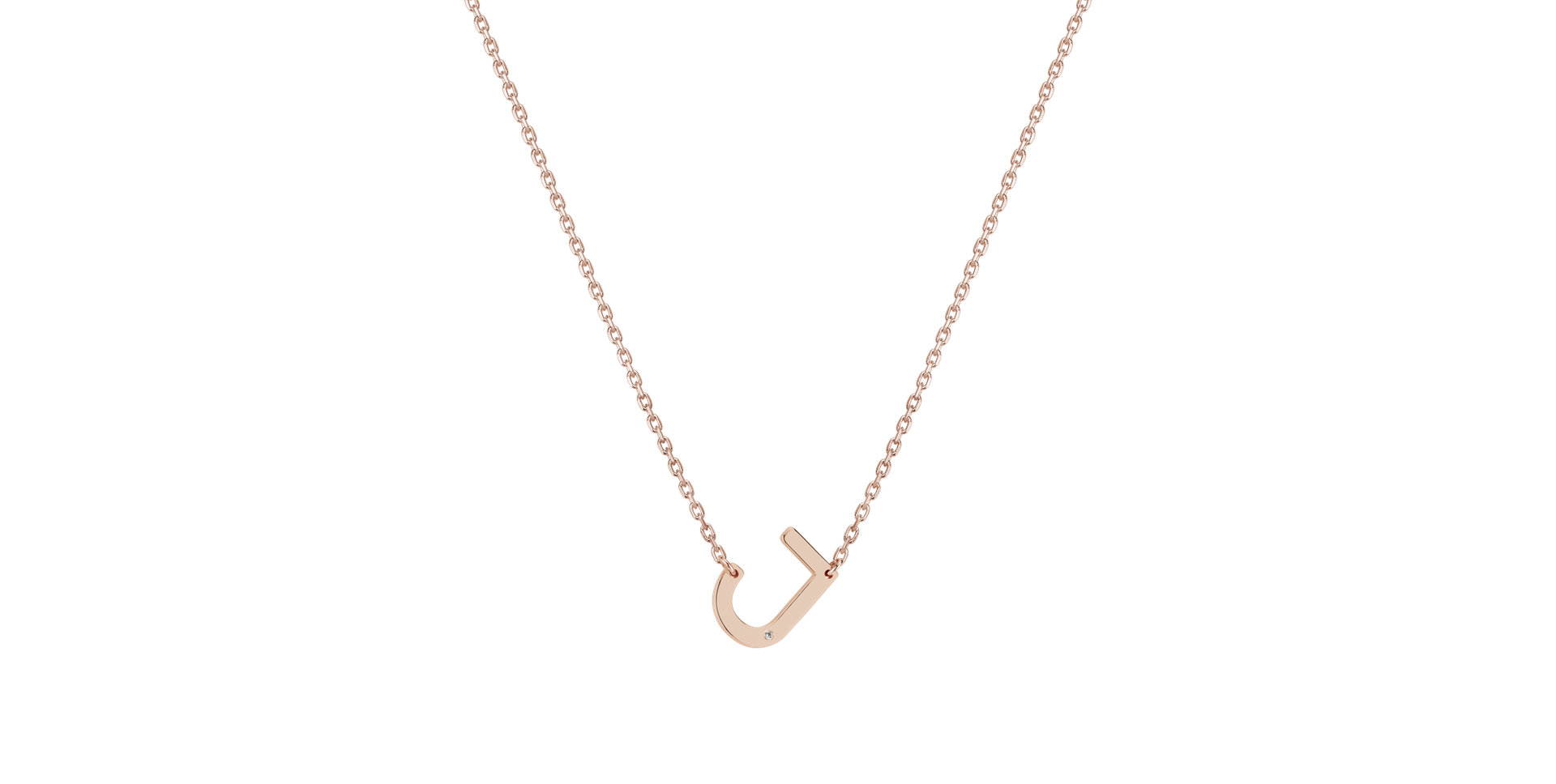 Náhrdelník s diamantem Big Laser Line J