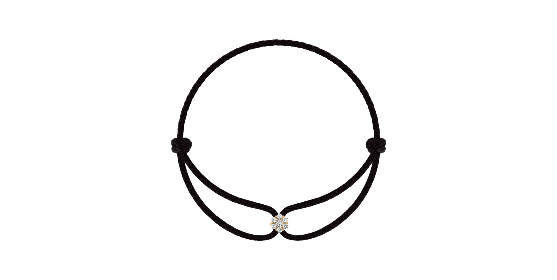 Náramek s diamanty Deep Snow