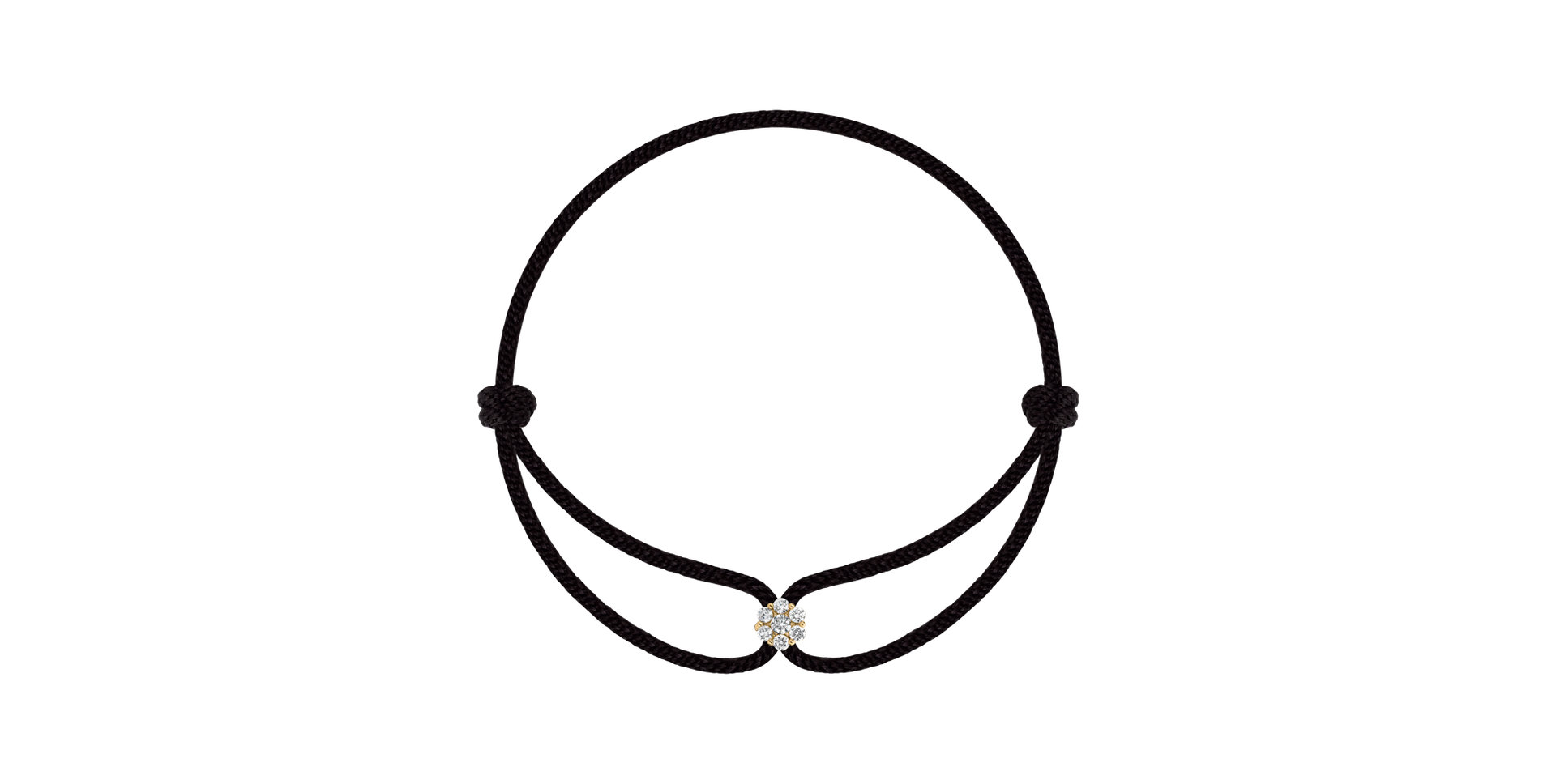 Náramek s diamanty Deep Snow