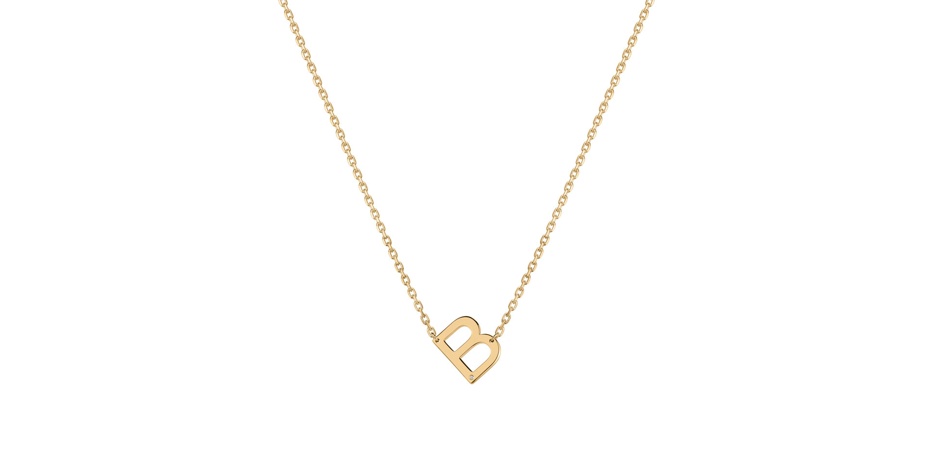 Náhrdelník s diamantem Big Laser Line B