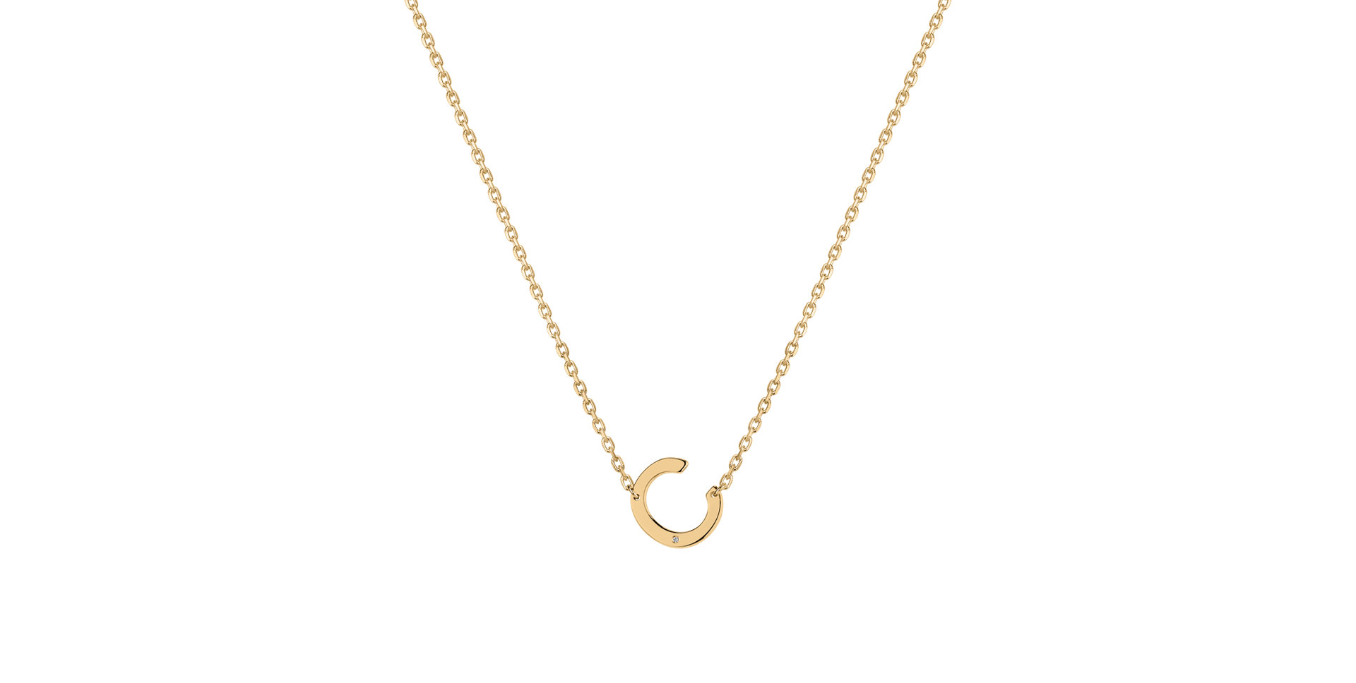 Náhrdelník s diamantem Big Laser Line C