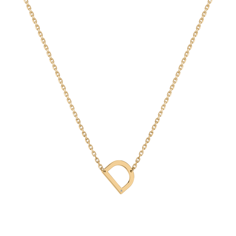 Náhrdelník s diamantem Big Laser Line D