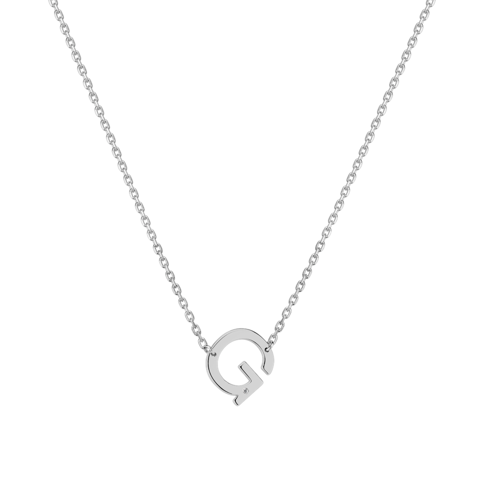 Náhrdelník s diamantem Big Laser Line G