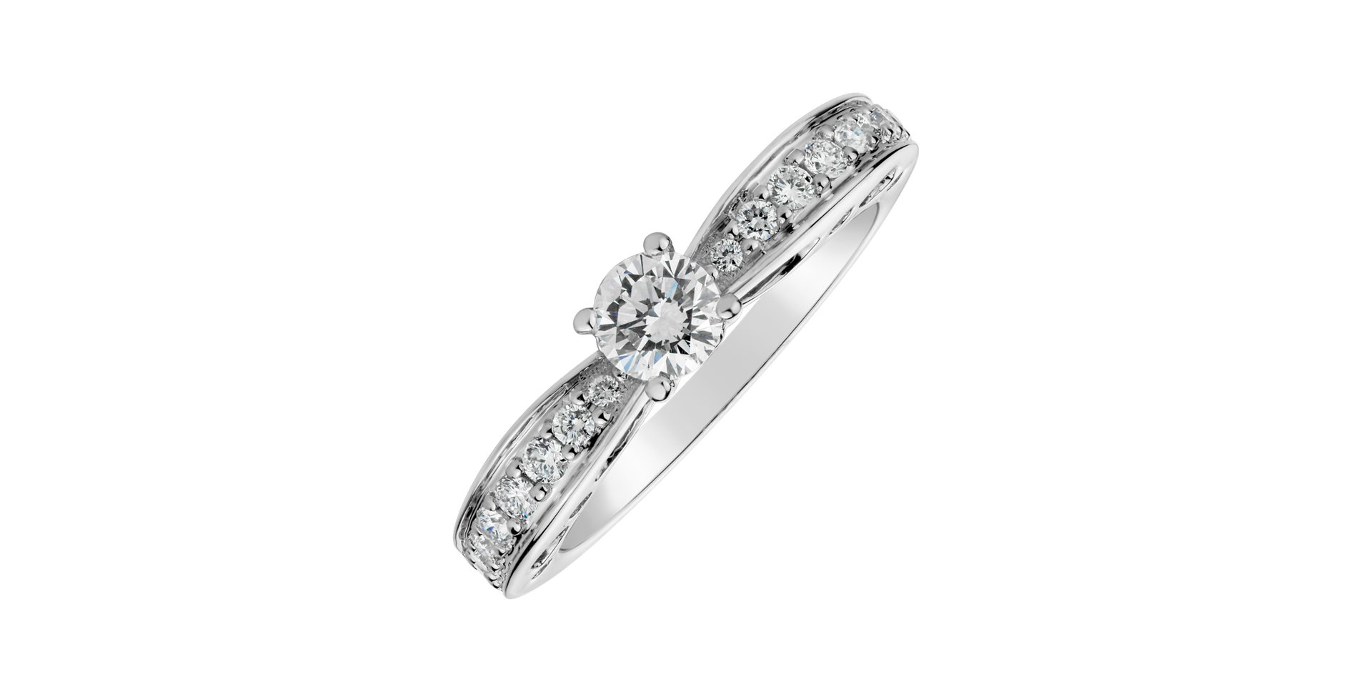 Prsten s diamanty Cezaria