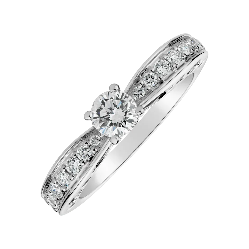 Prsten s diamanty Cezaria