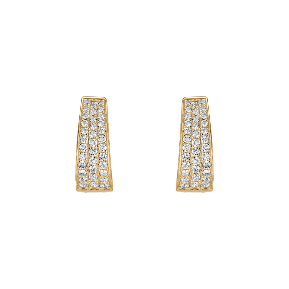 Náušnice s diamanty Harmonia