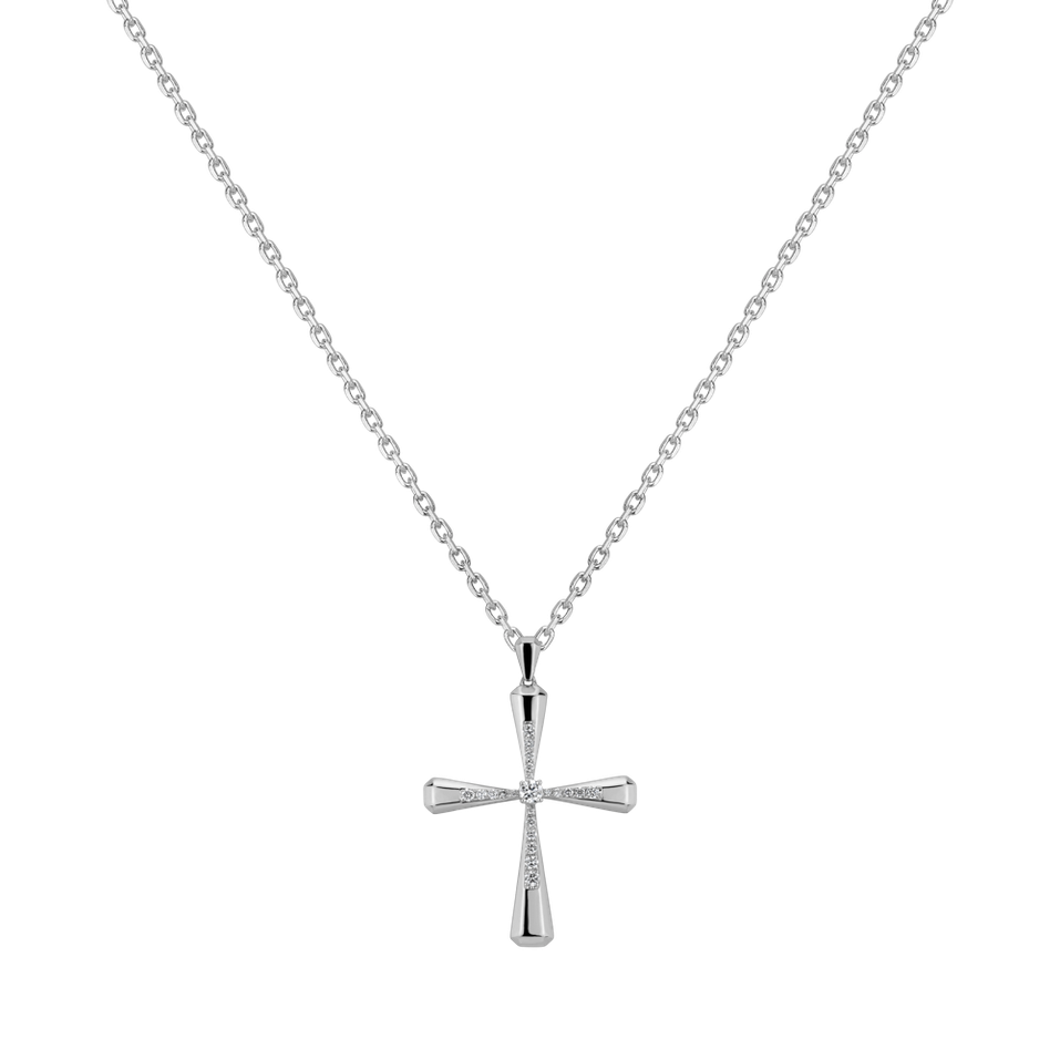 Přívěs s diamanty Glory Cross