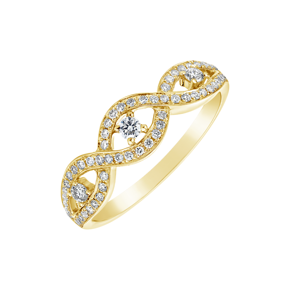 Prsten s diamanty Inquisitive