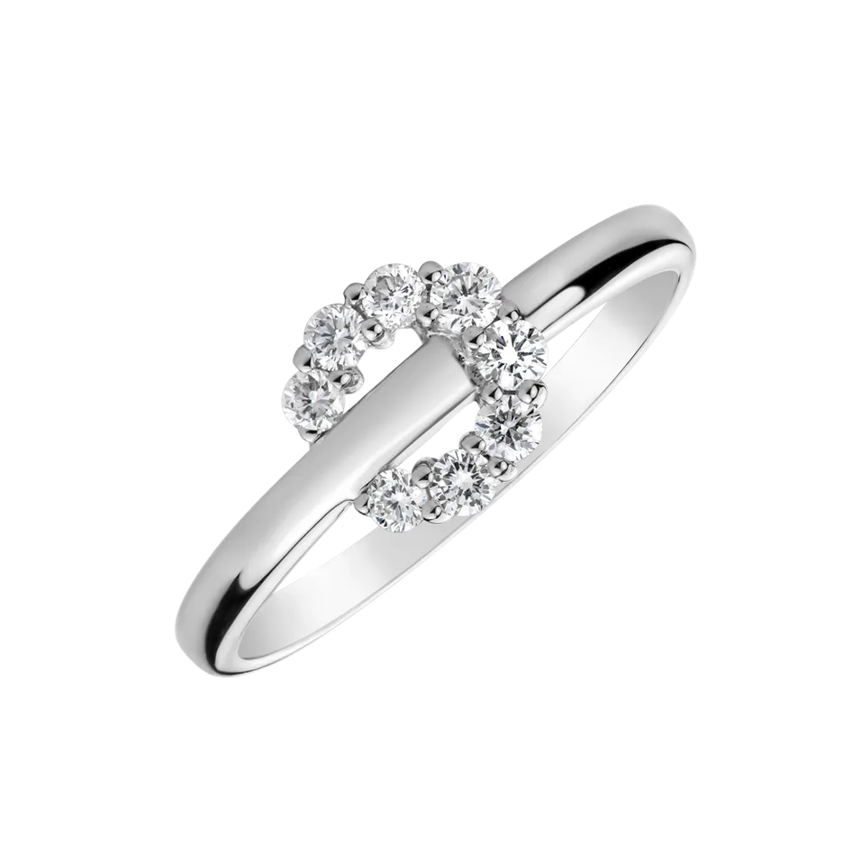 Prsten s diamanty Charming Circle