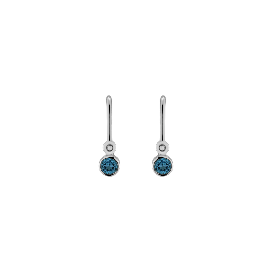 Dětské náušnice s topazem Little Gem