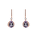Náušnice s ametystem diamanty Chavalier2