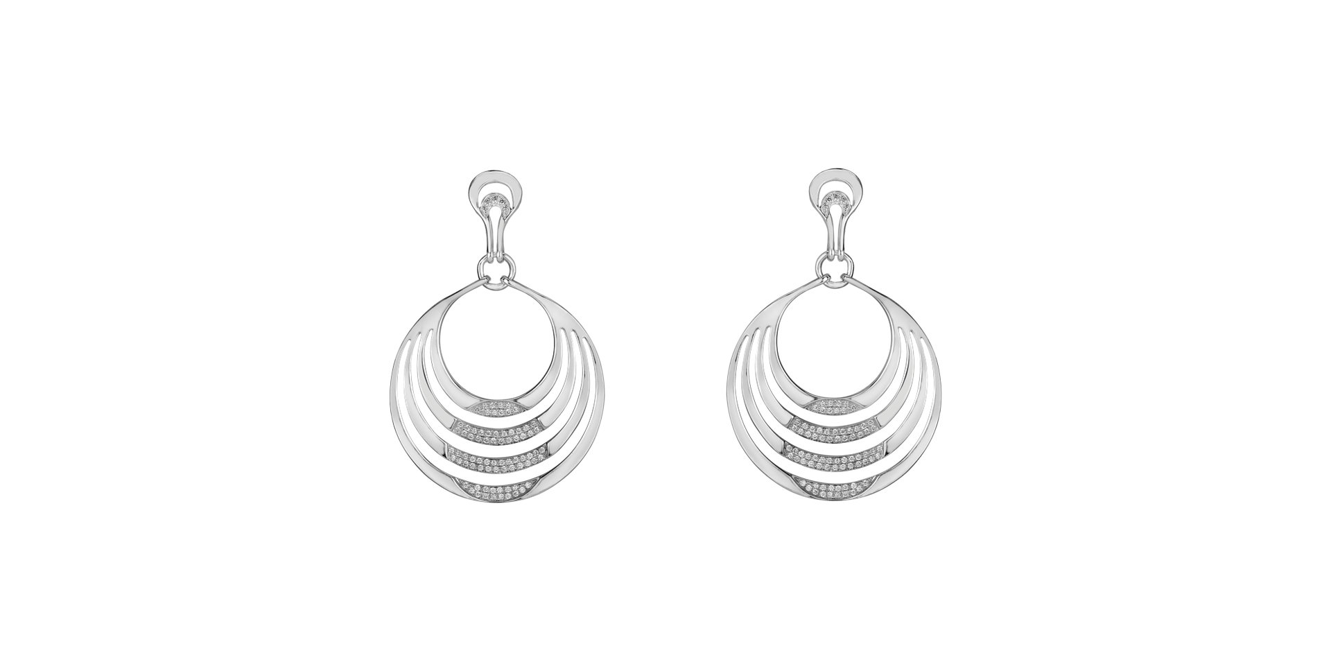 Náušnice s diamanty Exclusive Moment