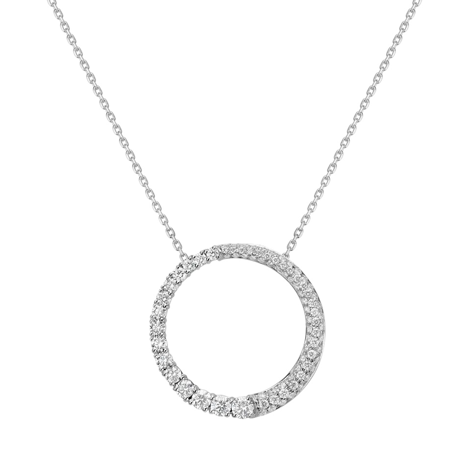 Přívěs s diamanty Geometric Silhouette