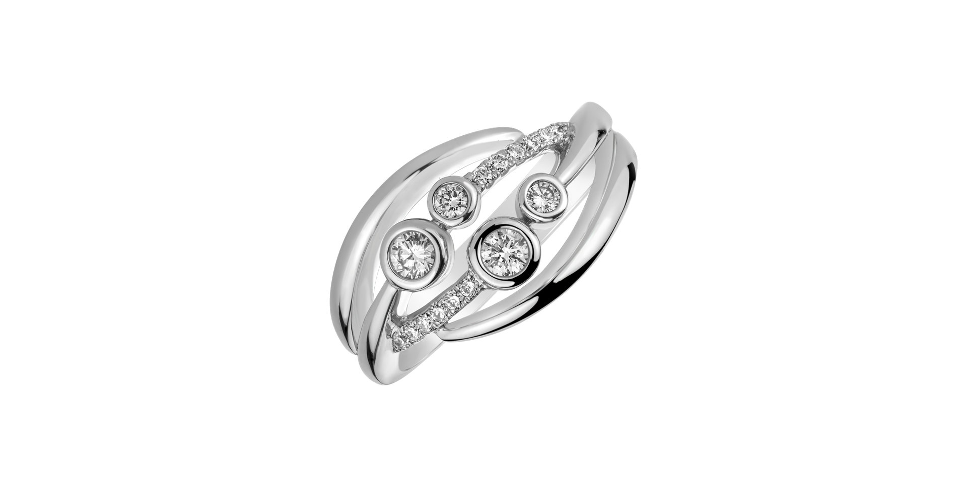 Prsten s diamanty Vaughn