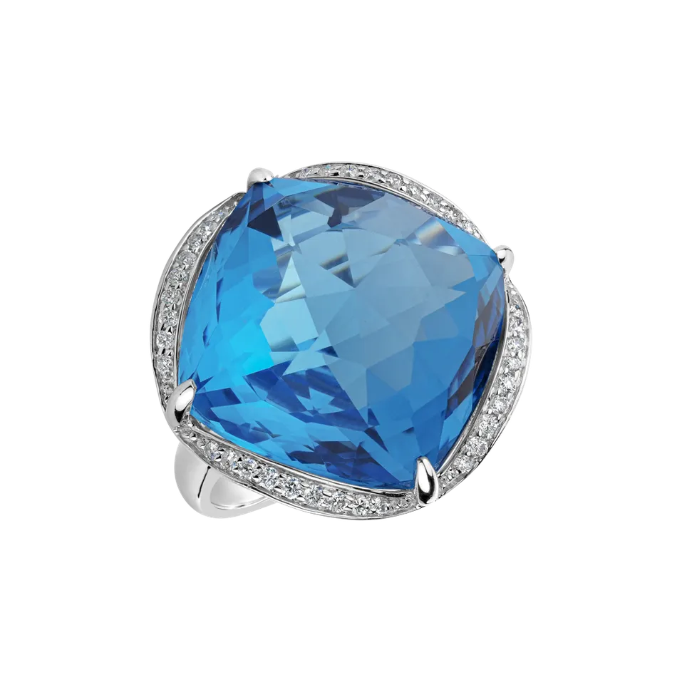 Prsten s topazem a diamanty The Night Abyss