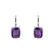 Náušnice s ametystem diamanty Ariadne2