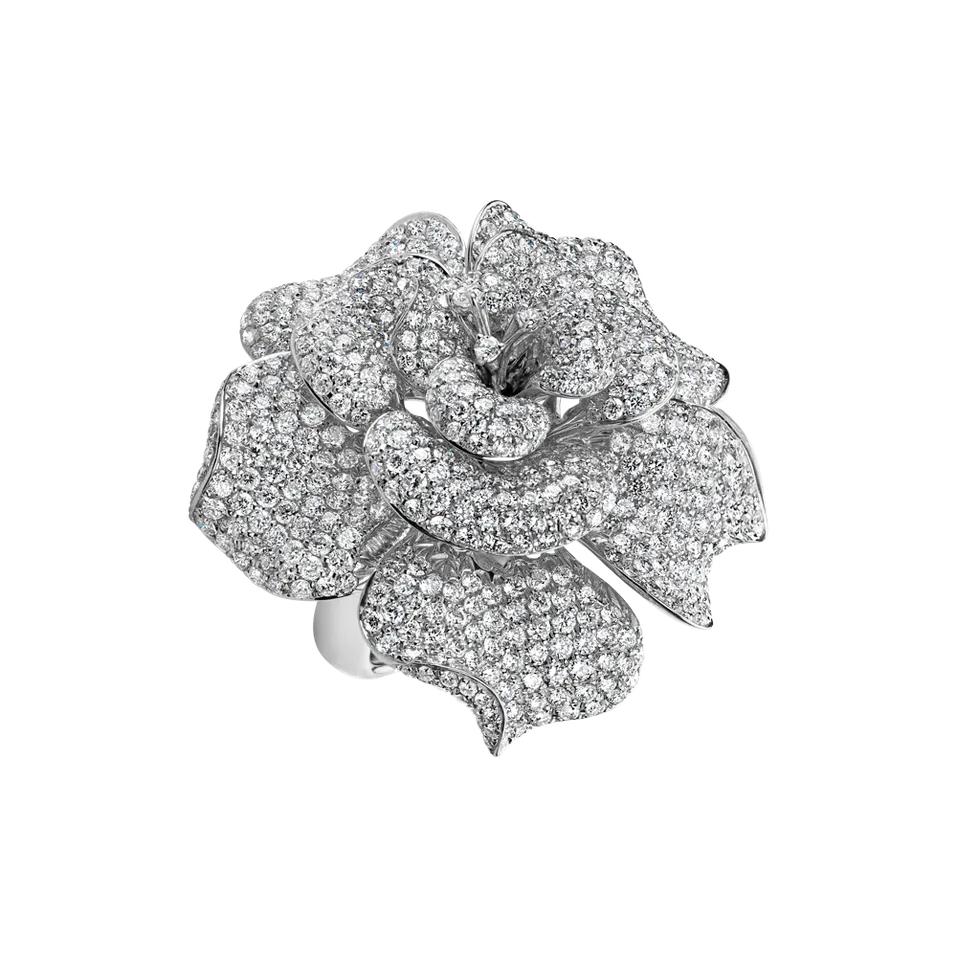 Prsten s diamanty Andromeda Flower