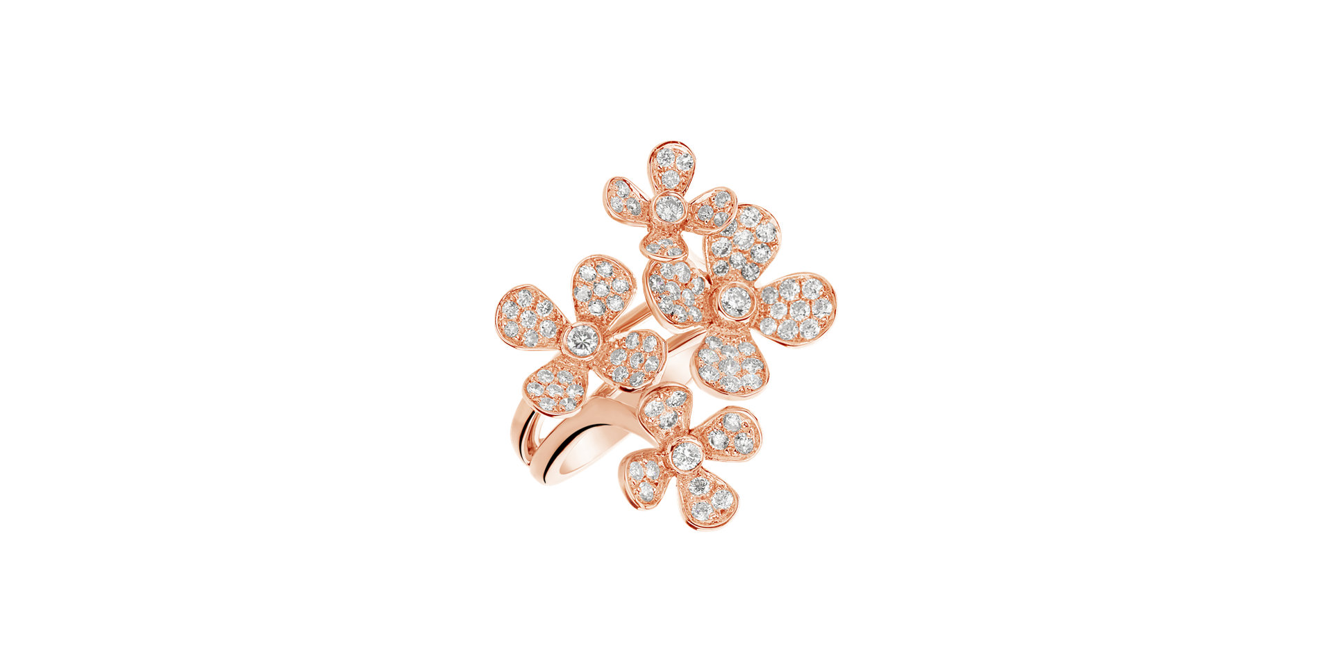 Prsten s diamanty Summer Garden