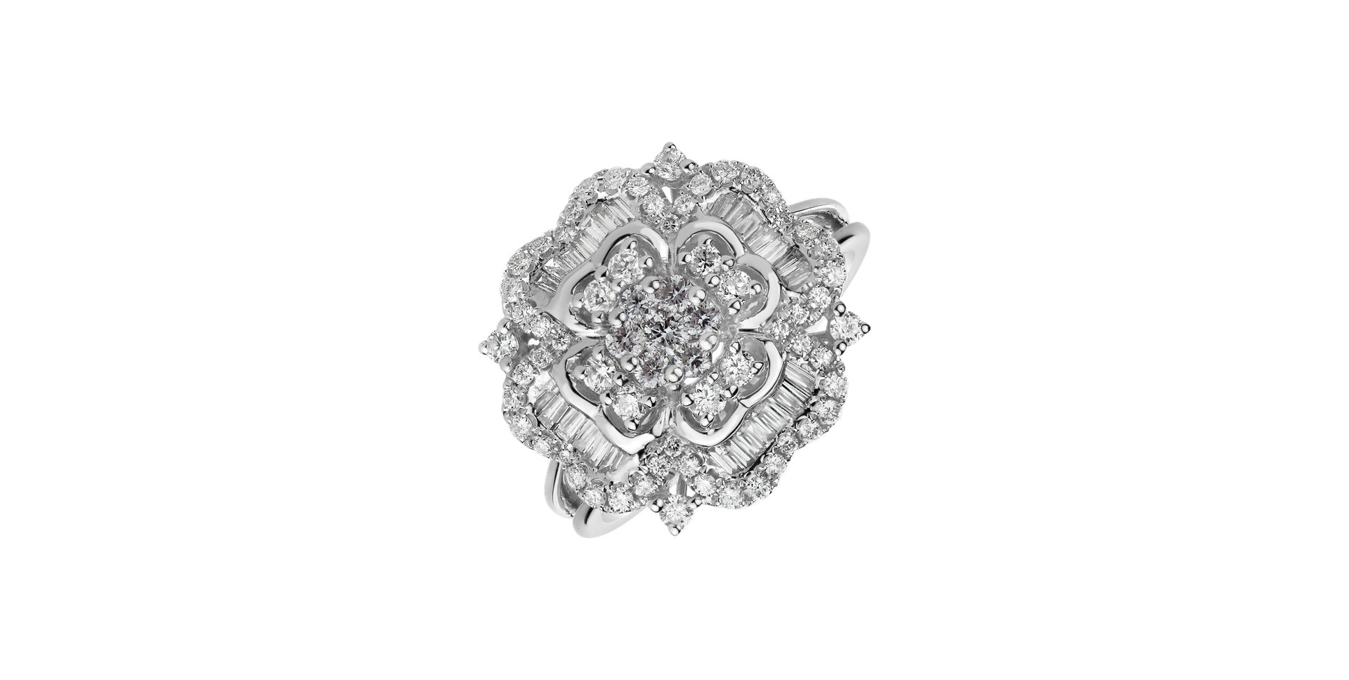 Prsten s diamanty Blooming Adventure