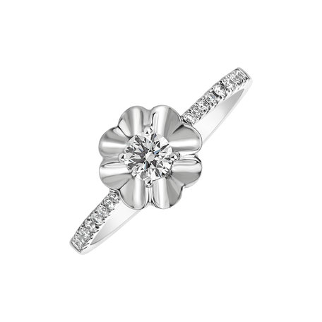 Prsten s diamanty Flower Vow