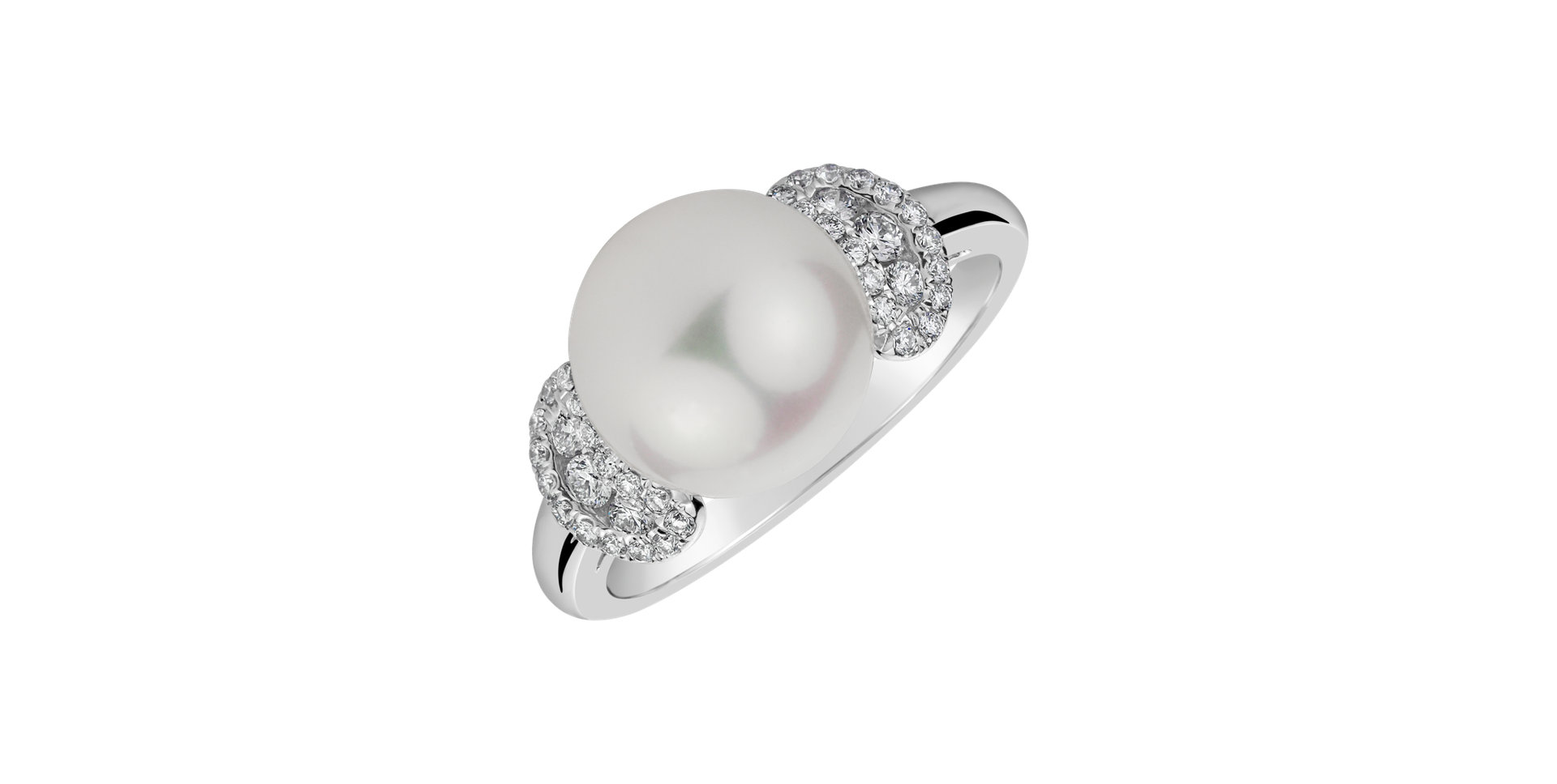 Prsten s perlou a diamanty Ocean Wealth